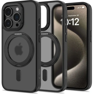 Etui Tech-Protect MagRing MagSafe Apple iPhone 15 Pro Matte Black - iPhone 15 Pro - Tech-Protect