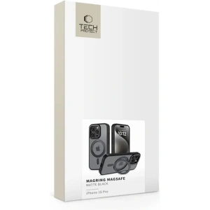 Etui Tech-Protect MagRing MagSafe Apple iPhone 15 Pro Matte Black - iPhone 15 Pro - Tech-Protect
