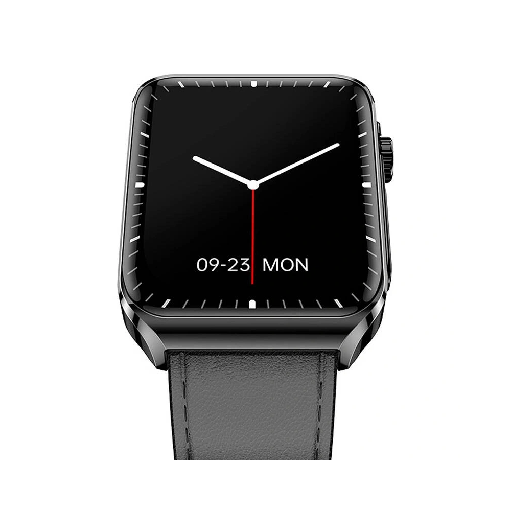 Smartwatch BlitzWolf BW-HL6 (czarny skórzany) - !ZAIMPORTOWANE - BlitzWolf