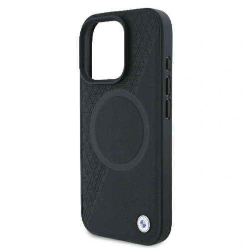 Kup Etui BMW BMHMP16L23RTPK Apple iPhone 16 Pro hardcase Sign Leather Half Textured And Circle MagSafe czarny - BMW686 - {ean13} - Sklep Home Screen