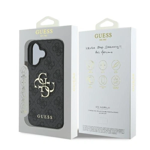 Kup Guess GUHCP16L4GMGGR Apple iPhone 16 Pro hardcase 4G Big Logo černé - GUE3477 - {ean13} - Sklep Home Screen