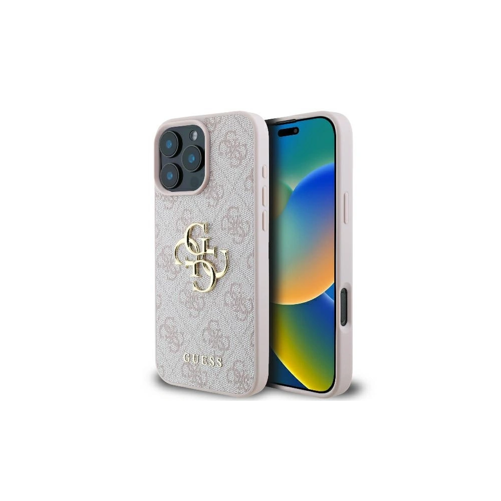 Etui Guess GUHCP16L4GMGPI Apple iPhone 16 Pro hardcase 4G Big Logo różowe - iPhone 16 Pro - Guess