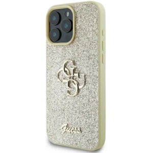 Kup Guess GUHCP16LHG4SGD Apple iPhone 16 Pro hardcase Fixed Glitter Big 4G zlatý - GUE3479 - {ean13} - Sklep Home Screen