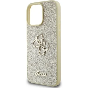 Buy Case Guess GUHCP16LHG4SGD Apple iPhone 16 Pro hardcase Fixed Glitter Big 4G gold - GUE3479 - {ean13} - Home Screen Store Europe