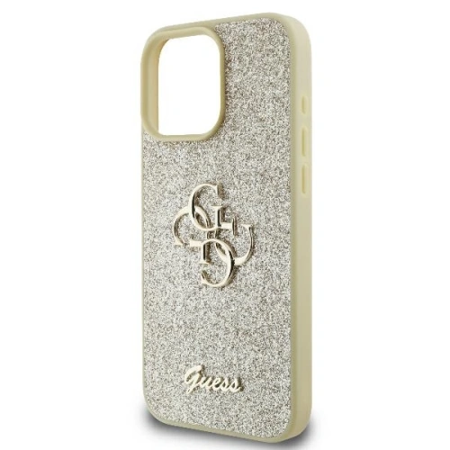 Kup Guess GUHCP16LHG4SGD Apple iPhone 16 Pro hardcase Fixed Glitter Big 4G zlatý - GUE3479 - {ean13} - Sklep Home Screen