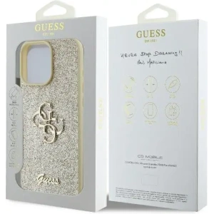 Kup Guess GUHCP16LHG4SGD Apple iPhone 16 Pro hardcase Fixed Glitter Big 4G zlatý - GUE3479 - {ean13} - Sklep Home Screen