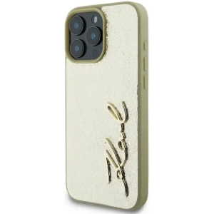 Kup Karl Lagerfeld KLHCP16LPFMFBKMD Apple iPhone 16 Pro hardcase Metal Signature zlatý - KLD2136 - {ean13} - Sklep Home Screen
