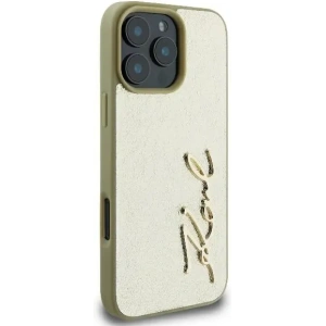 Kup Karl Lagerfeld KLHCP16LPFMFBKMD Apple iPhone 16 Pro hardcase Metal Signature zlatý - KLD2136 - {ean13} - Sklep Home Screen