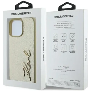 Kup Karl Lagerfeld KLHCP16LPFMFBKMD Apple iPhone 16 Pro hardcase Metal Signature zlatý - KLD2136 - {ean13} - Sklep Home Screen