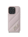 Buy Case Karl Lagerfeld KLHCP16LPQDSMGP Apple iPhone 16 Pro hardcase Quilted Signature pink - KLD2138 - {ean13} - Home Screen Store Europe
