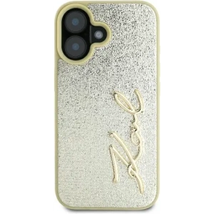 Kup Karl Lagerfeld KLHCP16SPFMFBKMD Apple iPhone 16 hardcase Metal Signature zlatý - KLD2139 - {ean13} - Sklep Home Screen