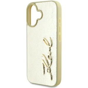 Kup Karl Lagerfeld KLHCP16SPFMFBKMD Apple iPhone 16 hardcase Metal Signature zlatý - KLD2139 - {ean13} - Sklep Home Screen