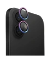 Sticlă pentru obiectivul aparatului UNIQ Optix Aluminium Camera Lens Protector Apple iPhone 16 / 16 Plus iridescent. - iPhone 16 Plus - Uniq