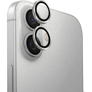 Buy Glass for the camera lens UNIQ Optix Aluminium Camera Lens Protector Apple iPhone 16 / 16 Plus sterling silver - UNIQ1200 - {ean13} - Home Screen Store Europe