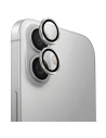 Szkło na obiektyw aparatu UNIQ Optix Aluminium Camera Lens Protector Apple iPhone 16 / 16 Plus sterling silver - iPhone 16 Plus - Uniq