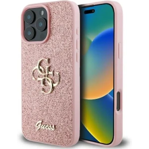 Kup Guess GUHCP16LHG4SGP Apple iPhone 16 Pro hardcase Fixed Glitter Big 4G růžový - GUE3480 - {ean13} - Sklep Home Screen