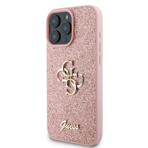Kup Etui Guess GUHCP16LHG4SGP Apple iPhone 16 Pro hardcase Fixed Glitter Big 4G różowy - GUE3480 - {ean13} - Sklep Home Screen