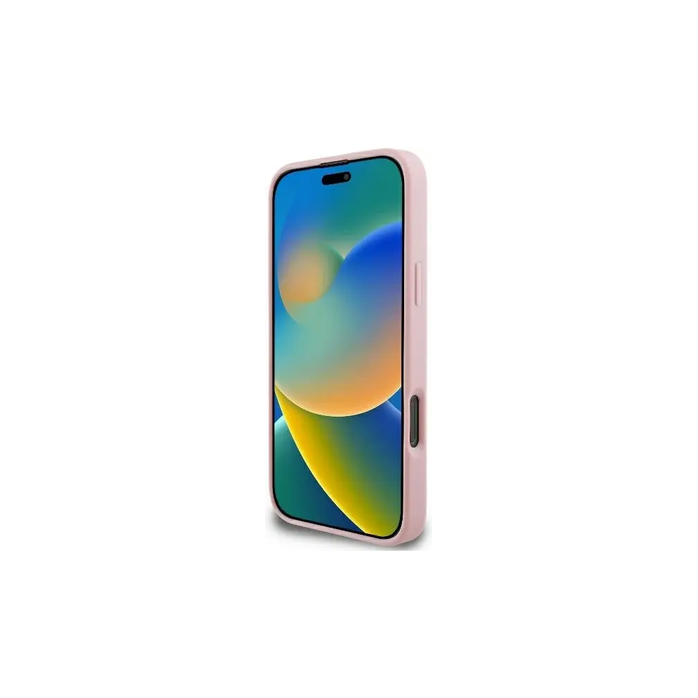 Etui Guess GUHCP16LHG4SGP Apple iPhone 16 Pro hardcase Fixed Glitter Big 4G różowy - iPhone 16 Pro - Guess