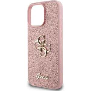 Buy Case Guess GUHCP16LHG4SGP Apple iPhone 16 Pro hardcase Fixed Glitter Big 4G pink - GUE3480 - {ean13} - Home Screen Store Europe