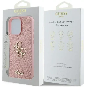 Kup Guess GUHCP16LHG4SGP Apple iPhone 16 Pro hardcase Fixed Glitter Big 4G růžový - GUE3480 - {ean13} - Sklep Home Screen