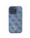 Kup Etui Guess GUHCP16LP4TDPB Apple iPhone 16 Pro hardcase Leather 4G Triangle Strass MagSafe niebieski - GUE3481 - {ean13} - Sklep Home Screen
