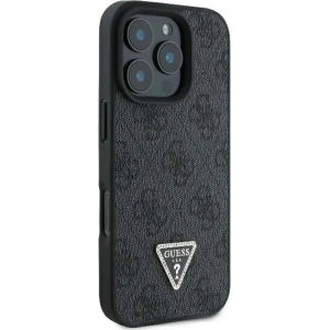 Kup Guess GUHCP16LP4TDPK Apple iPhone 16 Pro hardcase kůže 4G Triangle Strass MagSafe černý - GUE3482 - {ean13} - Sklep Home Screen