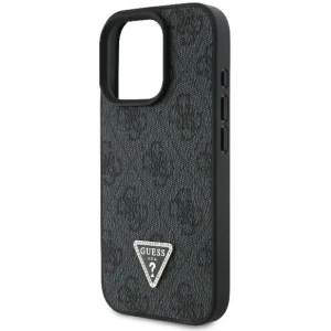 Kup Guess GUHCP16LP4TDPK Apple iPhone 16 Pro hardcase kůže 4G Triangle Strass MagSafe černý - GUE3482 - {ean13} - Sklep Home Screen