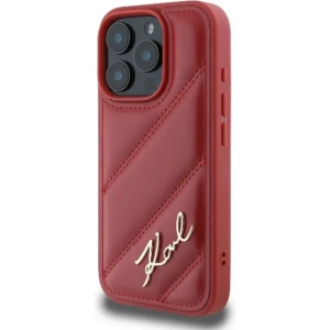 Kup Etui Karl Lagerfeld KLHCP16XPQDSMGR Apple iPhone 16 Pro Max hardcase Quilted Signature czerwony - KLD2141 - {ean13} - Sklep Home Screen