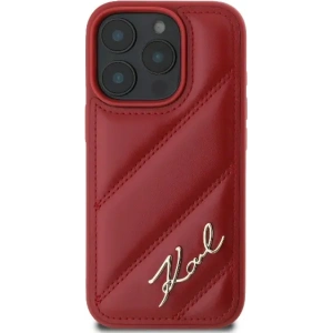 Kup Etui Karl Lagerfeld KLHCP16XPQDSMGR Apple iPhone 16 Pro Max hardcase Quilted Signature czerwony - KLD2141 - {ean13} - Sklep Home Screen