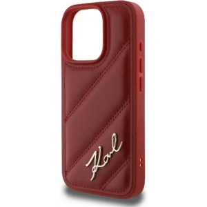 Kup Etui Karl Lagerfeld KLHCP16XPQDSMGR Apple iPhone 16 Pro Max hardcase Quilted Signature czerwony - KLD2141 - {ean13} - Sklep Home Screen