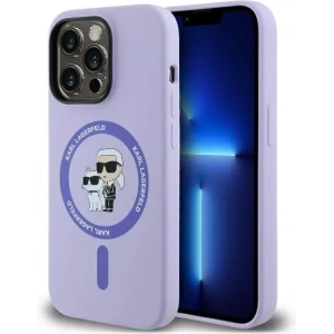 Kup Karl Lagerfeld KLHMP14XSCMKCRHU Apple iPhone 14 Pro Max hardcase silikon Karl&Choupette Heads Ring MagSafe purpurový - KLD2142 - {ean13} - Sklep Home Screen