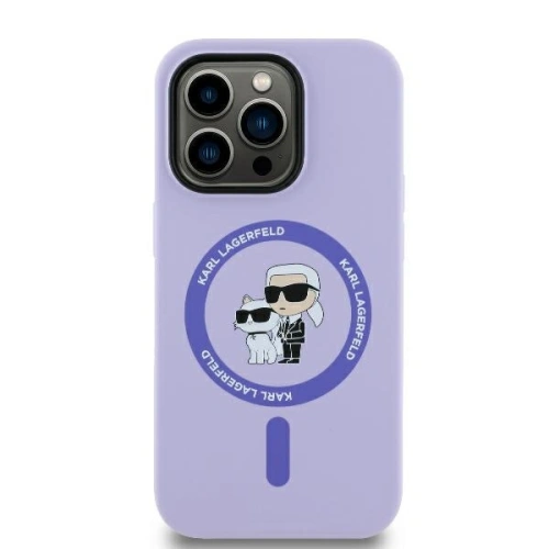 Kup Karl Lagerfeld KLHMP14XSCMKCRHU Apple iPhone 14 Pro Max hardcase Silicon Karl&Choupette Heads Ring MagSafe purpuriu - KLD2142 - {ean13} - Sklep Home Screen