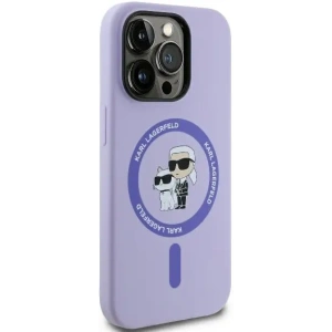 Kup Karl Lagerfeld KLHMP14XSCMKCRHU Apple iPhone 14 Pro Max hardcase silikon Karl&Choupette Heads Ring MagSafe purpurový - KLD2142 - {ean13} - Sklep Home Screen