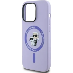 Kup Karl Lagerfeld KLHMP14XSCMKCRHU Apple iPhone 14 Pro Max hardcase silikon Karl&Choupette Heads Ring MagSafe purpurový - KLD2142 - {ean13} - Sklep Home Screen