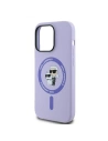 Buy Case Karl Lagerfeld KLHMP14XSCMKCRHU Apple iPhone 14 Pro Max hardcase Silicone Karl&Choupette Heads Ring MagSafe purple - KLD2142 - {ean13} - Home Screen Store Europe