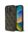Etui Guess GUHCP16LG4GFBR Apple iPhone 16 Pro hardcase 4G Classic hnědé - iPhone 16 Pro - Guess