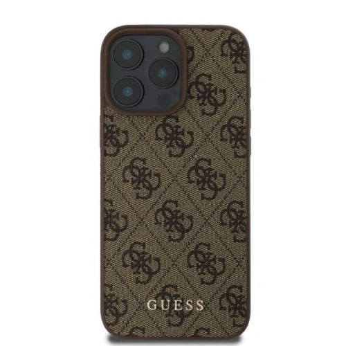 Buy Case Guess GUHCP16LG4GFBR Apple iPhone 16 Pro hardcase 4G Classic brown - GUE3485 - {ean13} - Home Screen Store Europe