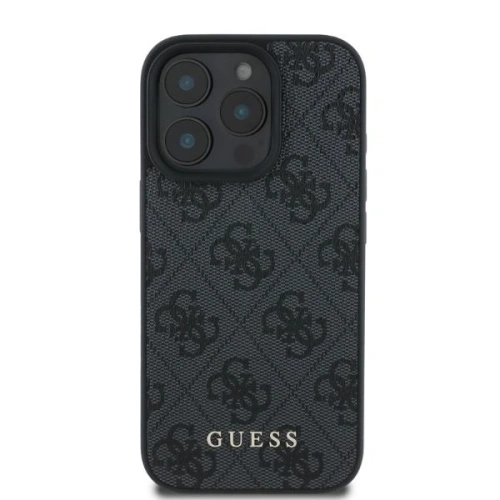 Buy Case Guess GUHCP16LG4GFGR Apple iPhone 16 Pro hardcase 4G Classic black - GUE3486 - {ean13} - Home Screen Store Europe