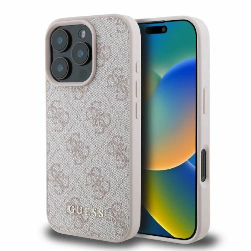Kup Případ Guess GUHCP16LG4GFPI Apple iPhone 16 Pro tvrdý obal 4G Classic růžový - GUE3487 - {ean13} - Sklep Home Screen