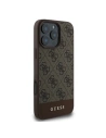 Buy Case Guess GUHCP16LG4GLBR Apple iPhone 16 Pro hardcase 4G Bottom Stripe brown - GUE3489 - {ean13} - Home Screen Store Europe