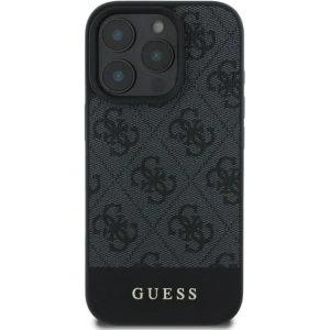 Buy Case Guess GUHCP16LG4GLGR Apple iPhone 16 Pro hardcase 4G Bottom Stripe gray - GUE3490 - {ean13} - Home Screen Store Europe