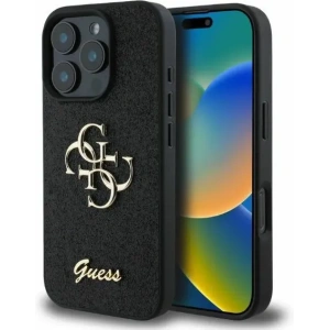 Kup Etui Guess GUHCP16LHG4SGK Apple iPhone 16 Pro hardcase Fixed Glitter Big 4G czarny - GUE3492 - {ean13} - Sklep Home Screen