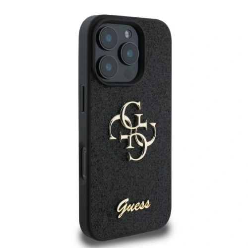 Kup Etui Guess GUHCP16LHG4SGK Apple iPhone 16 Pro hardcase Fixed Glitter Big 4G czarny - GUE3492 - {ean13} - Sklep Home Screen