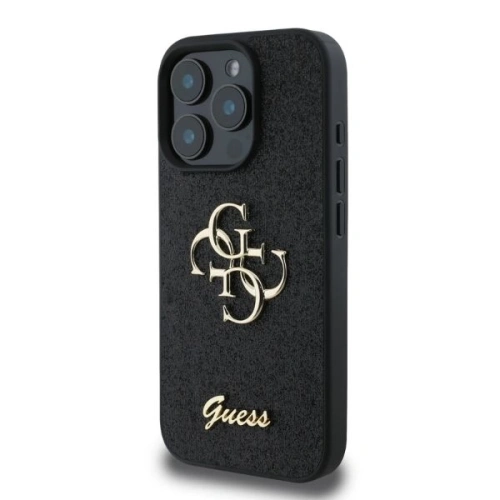 Kup Etui Guess GUHCP16LHG4SGK Apple iPhone 16 Pro hardcase Fixed Glitter Big 4G czarny - GUE3492 - {ean13} - Sklep Home Screen