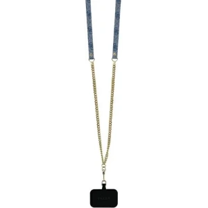 Kup Případ Guess GUHCP16LP4TDSCPB Apple iPhone 16 Pro tvrdý obal Kožený kovový logo Strass Crossbody modrý - GUE3493 - {ean13} - Sklep Home Screen