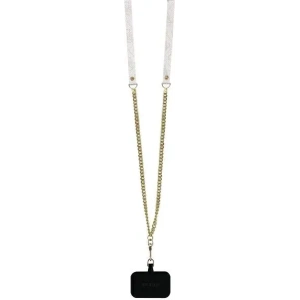 Kup Případ Guess GUHCP16LP4TDSCPP Apple iPhone 16 Pro tvrdý obal Kožený kovový logo Strass Crossbody růžový - GUE3495 - {ean13} - Sklep Home Screen