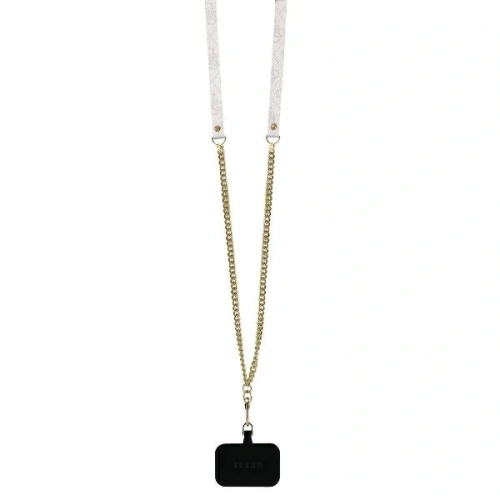 Kup Případ Guess GUHCP16LP4TDSCPP Apple iPhone 16 Pro tvrdý obal Kožený kovový logo Strass Crossbody růžový - GUE3495 - {ean13} - Sklep Home Screen