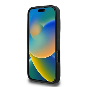 Kup Případ Guess GUHCP16LPSQSQSK tvrdý kryt pro Apple iPhone 16 Pro s prošívaným kovovým logem černý - GUE3497 - {ean13} - Sklep Home Screen