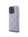Kup Případ Guess GUHCP16LPSQSQSU Apple iPhone 16 Pro tvrdý obal prošívaný s kovovým logem světle fialový - GUE3499 - {ean13} - Sklep Home Screen