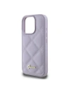 Kup Případ Guess GUHCP16LPSQSQSU Apple iPhone 16 Pro tvrdý obal prošívaný s kovovým logem světle fialový - GUE3499 - {ean13} - Sklep Home Screen